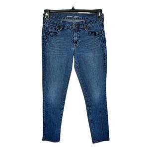 Old Navy SZ 6 Original Jeans Pockets Mid-Rise Zip-Fly Stretch Medium Wash Blue